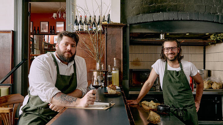 Alex Perry & Loudon Cooper of Bar Midland who are driving the Holy Goat celebration and collaboration lunch on Sunday 28th & Monday 29th April at Castlemaine’s Goods Shed.