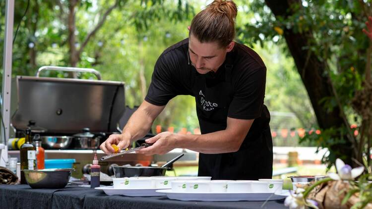 Paul 'Yoda' Iskov at work in a Taste of Kakadu