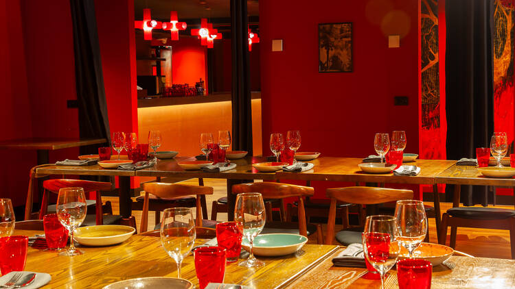 Dining space at Red Spice Road.