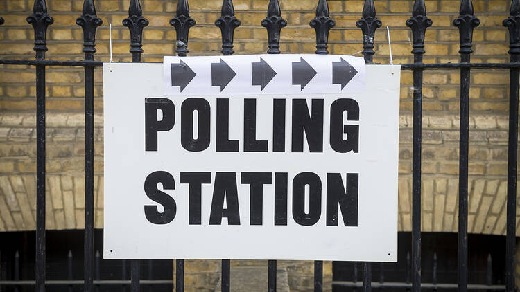 Polling Station, London, UK