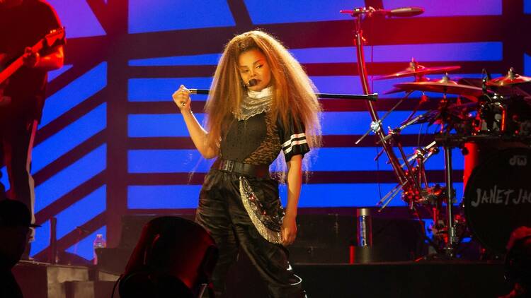 Janet Jackson performing live