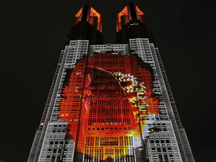 World’s largest projection mapping show is held in Shinjuku – now featuring Godzilla