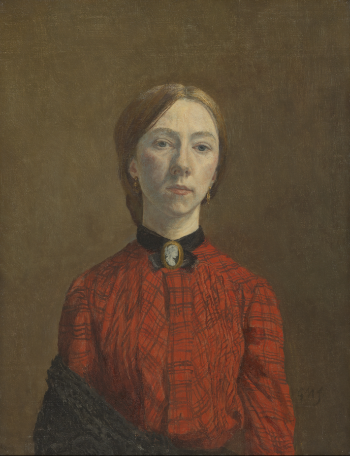 Gwen John, Self-Portrait, 1902. Photo Tate (Mark Heathcote and Samuel Cole)