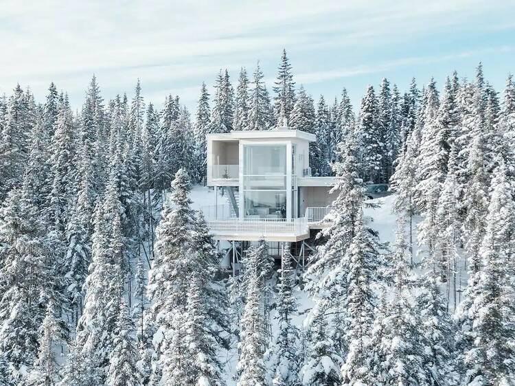 The treetop retreat in Lac-Beauport
