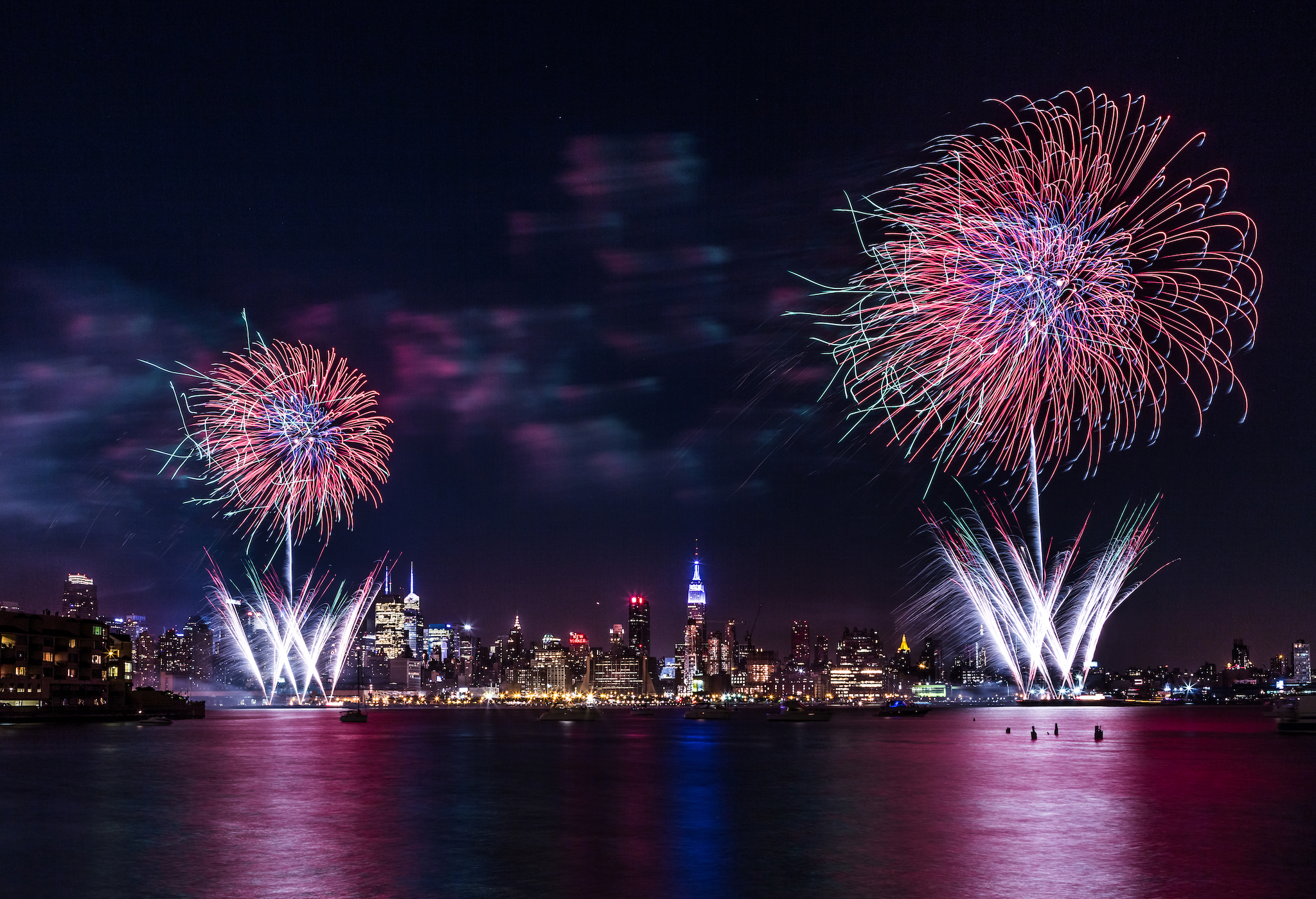 The Macy’s July 4 fireworks are launching from the Hudson for the first time in a decade
