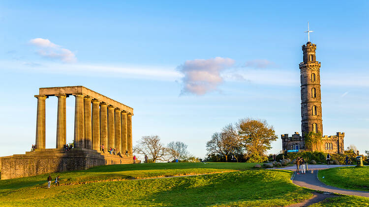 Nelson Monument in Edinburgh