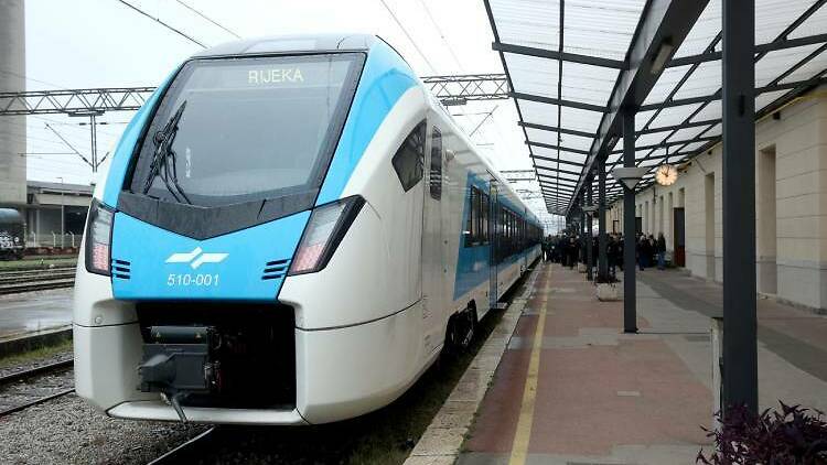 Rijeka train from Villa Opicina