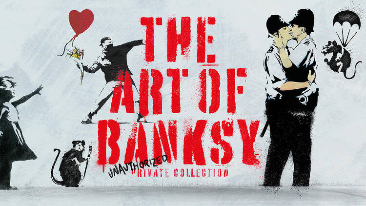 See the world’s largest collection of Banksy artworks