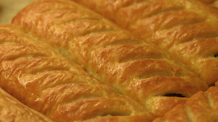 Greggs's sausage roll pastry 