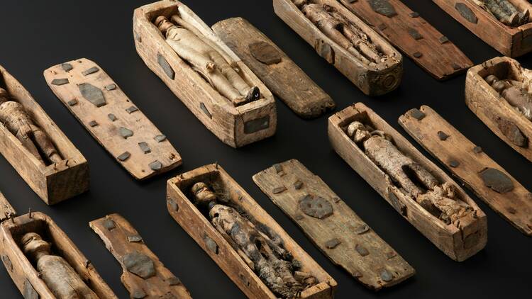 1. Miniature Coffins at the National Museum of Scotland