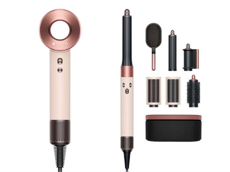 Dyson’s limited edition rose gold hair styling tools