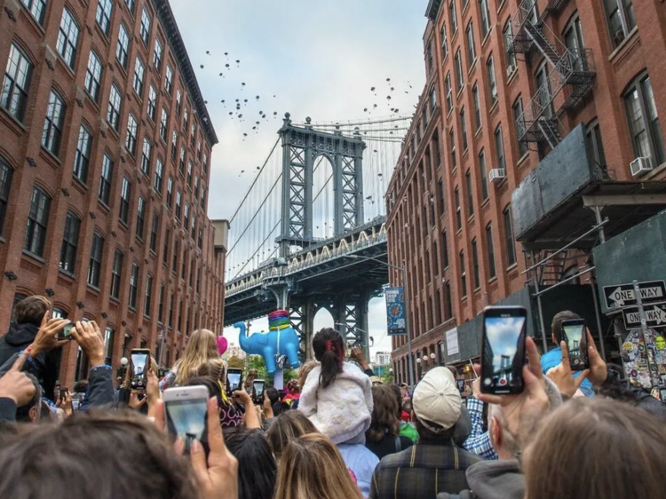 Thousands of tiny elephants will parachute into Dumbo this month