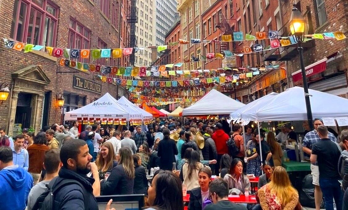 Stone Street is throwing a three-day fiesta for Cinco de Mayo