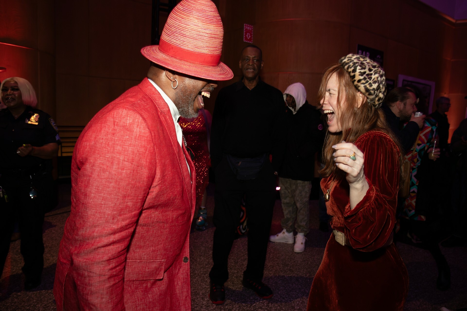 Brooklyn Public Library’s people’s ball - red hat