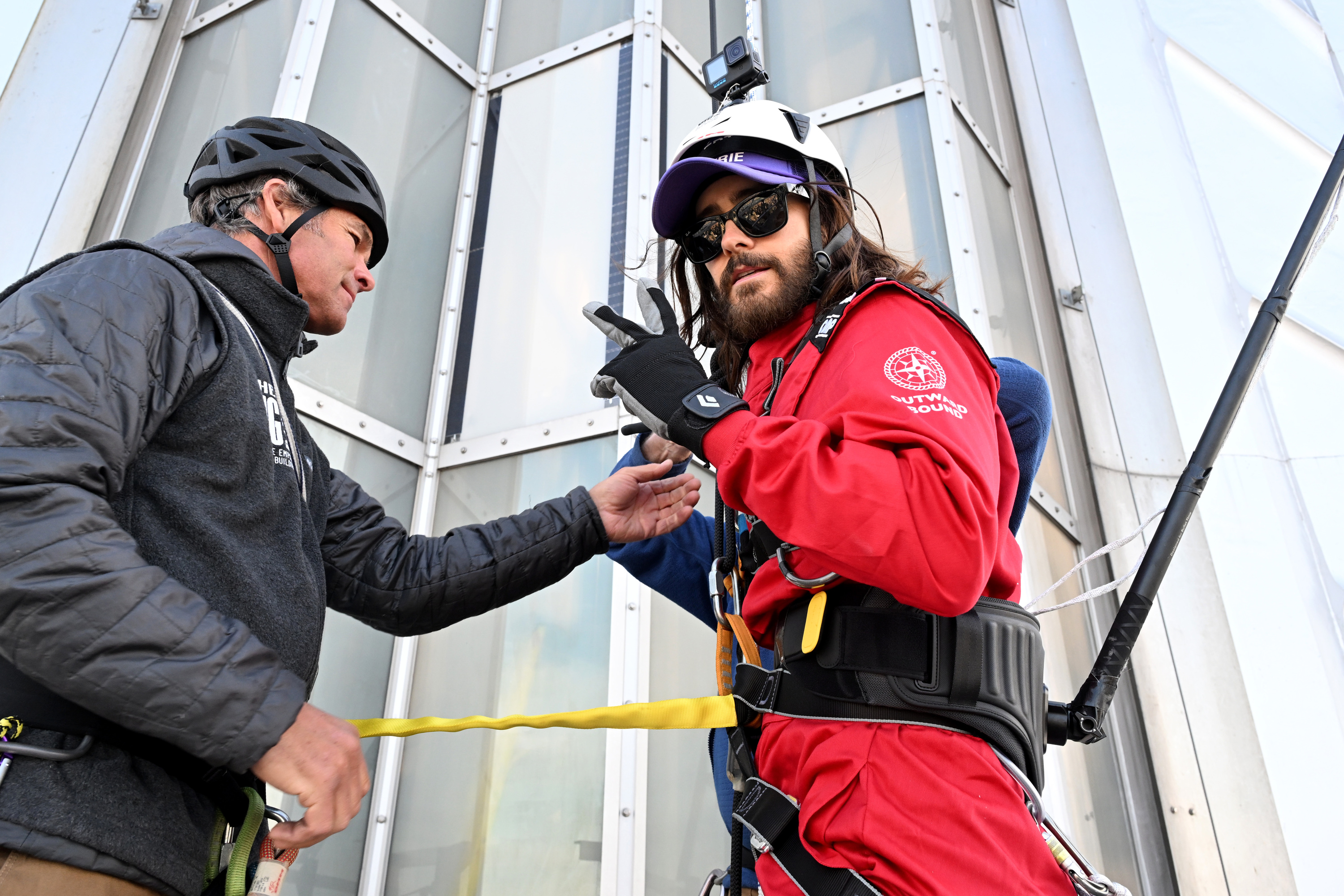 Video: Watch Jared Leto rappel down the Empire State Building