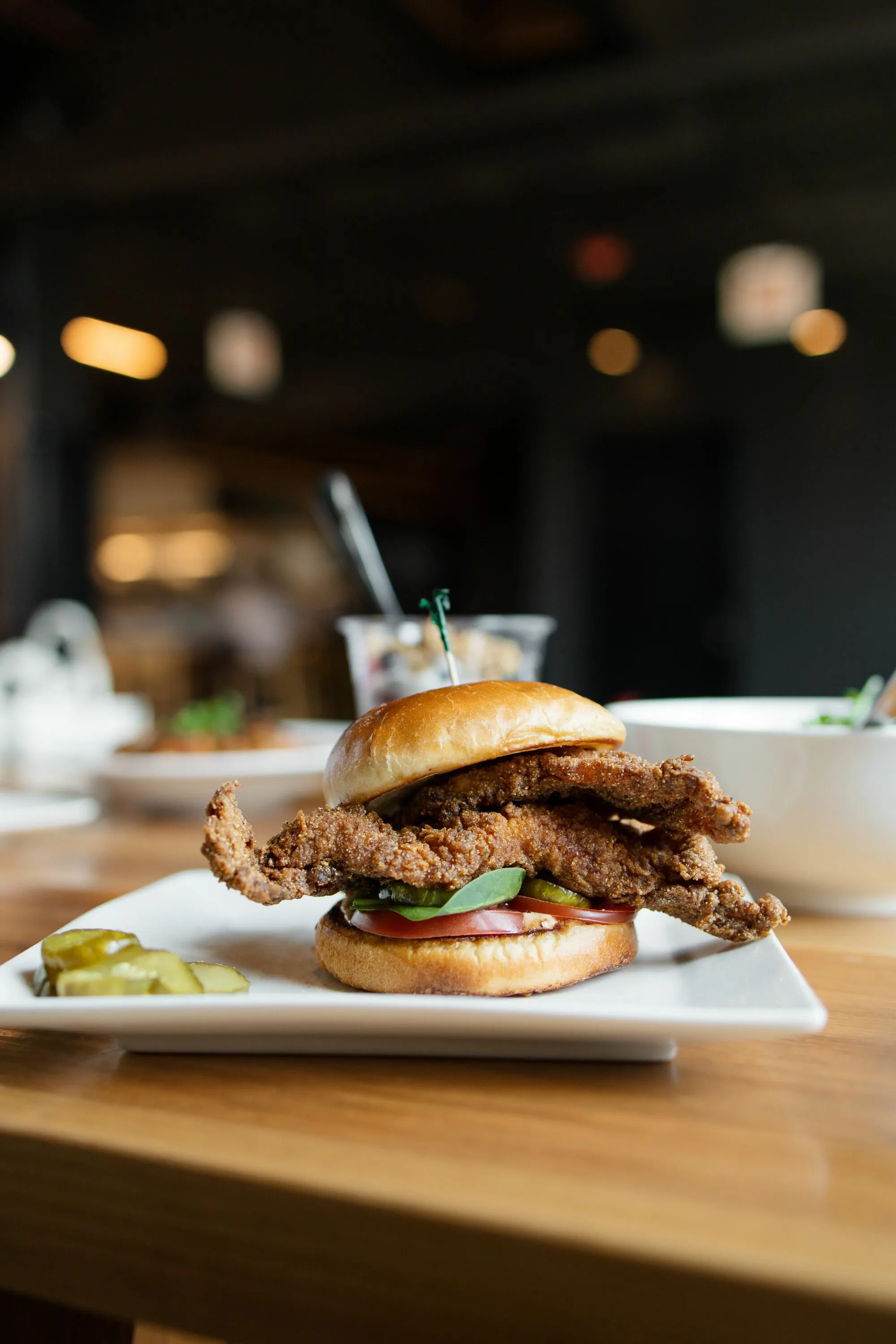 A fish sandwich