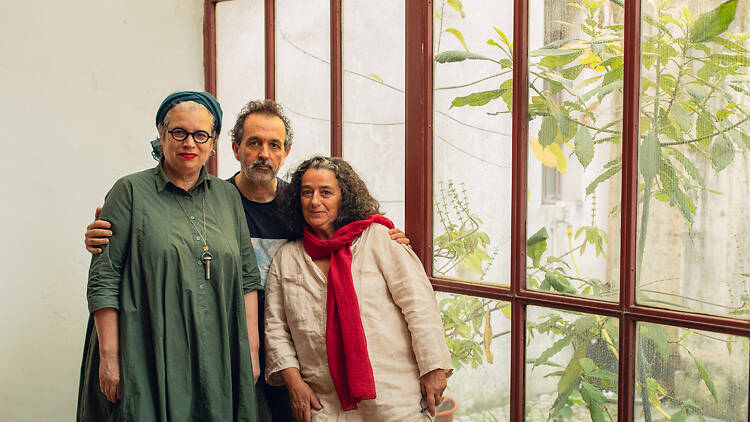 Companhia Caótica Caroline Bergeron, António-Pedro e Madalena Pedroso