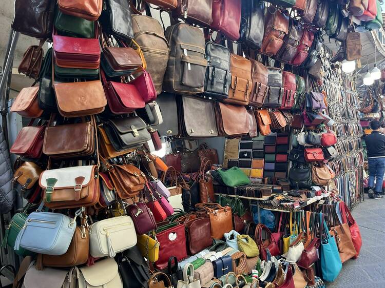 Leather shops and markets