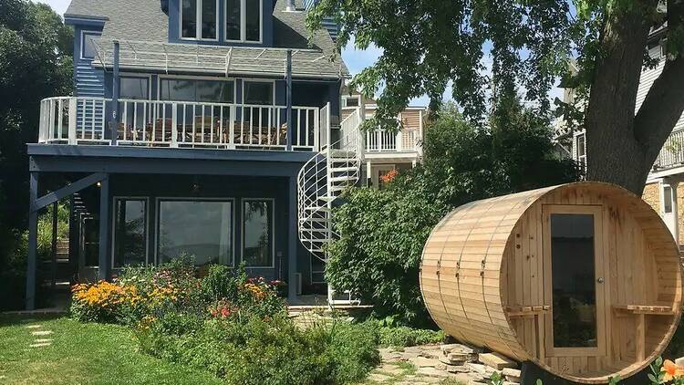 The lakefront home just off Williamson Street