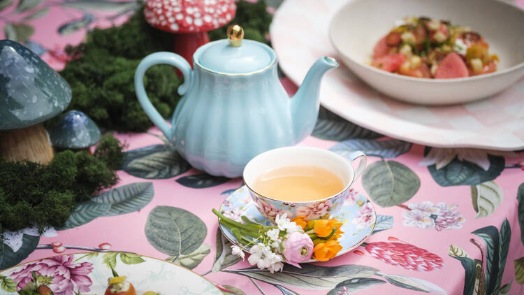 Tea party at the New York Botanical Garden