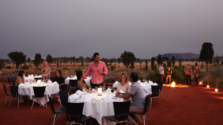 Dinner under the stars at Uluru