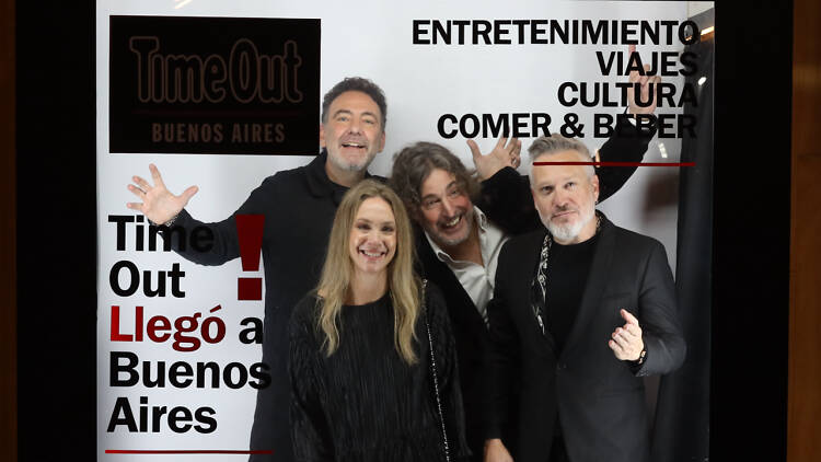 Lucas Jinkis, Natasha Tieffenberg, Diego Kolankowsky y Leandro Cabo Guillot, socios/fundadores Time Out Buenos Aires