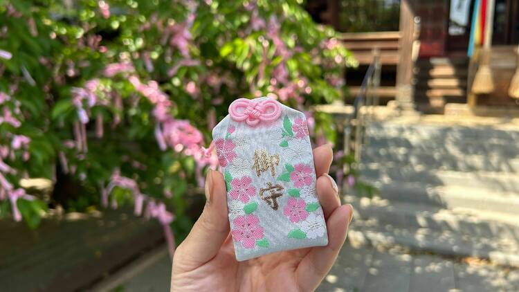 Cherry blossom omamori - Sakura Jingu Shrine