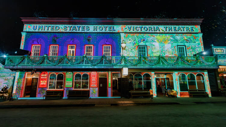 Outside of a building at Sovereign Hill