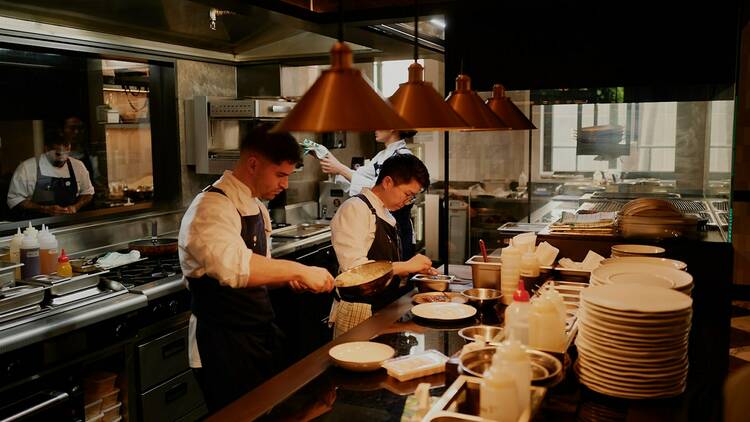 Brasserie 1930 restaurant kitchen