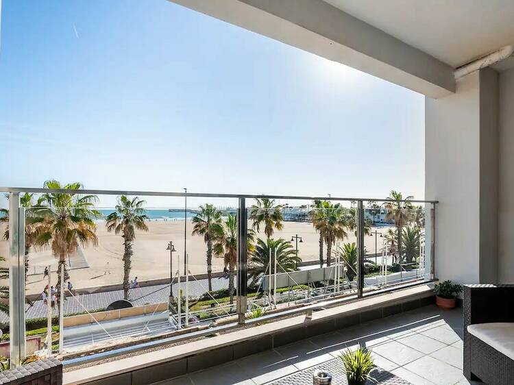 Apartment with sea views in Marina de Valencia