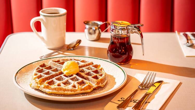 waffles breakfast (Soho Diner)