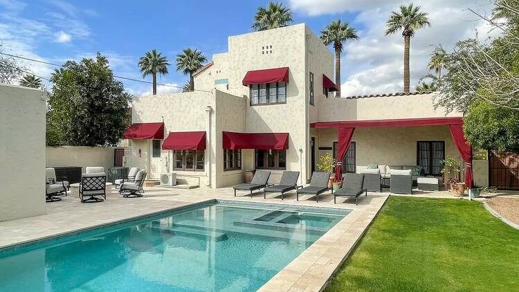 The remodelled historic villa near Downtown Phoenix