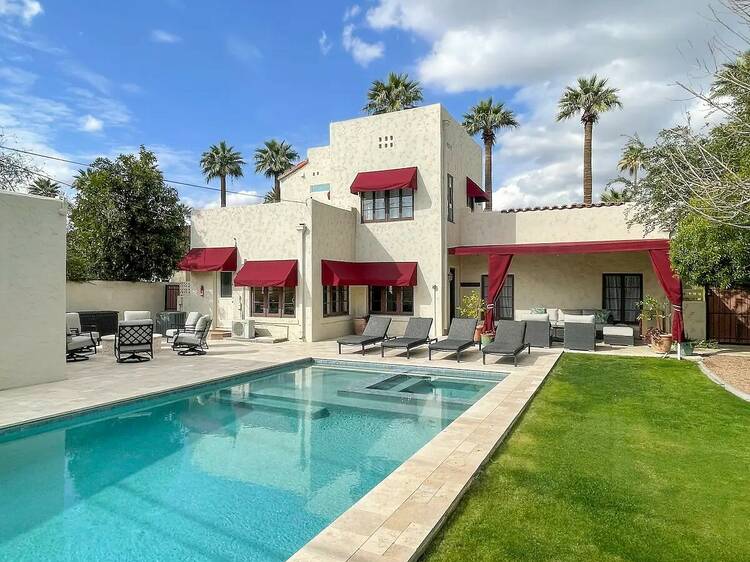 The remodelled historic villa near Downtown Phoenix