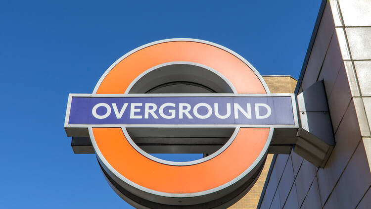London Overground sign, London