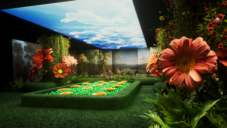 A floral immersive experience.