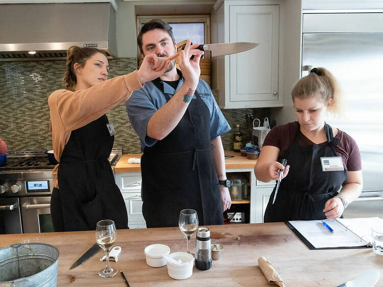 Learn to cook together at The Chopping Block