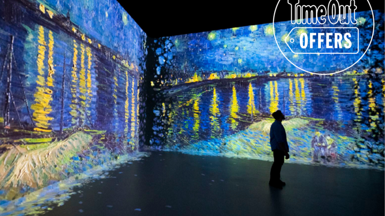 Fill your eyes will hypnotic art at high-tech immersive gallery Frameless