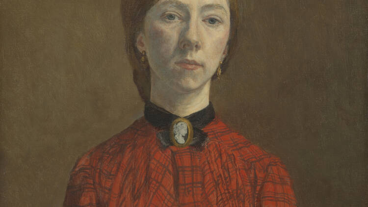 Gwen John, Self - Portrait , 1902. Photo Tate (Mark Heathcote and Samuel Cole)