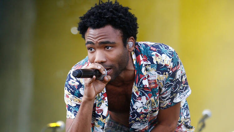 Childish Gambino performing live