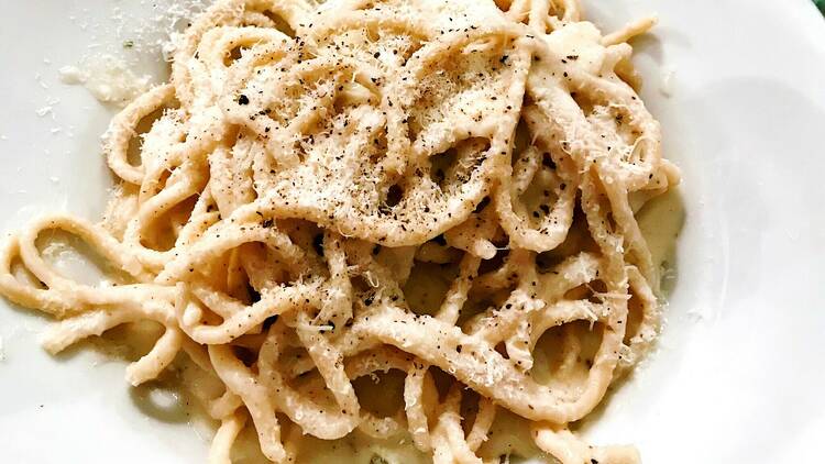 Cacio e Pepe at Lo’Steria