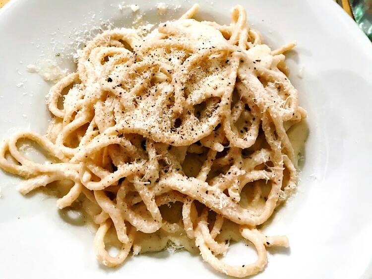 Cacio e Pepe at Lo’Steria