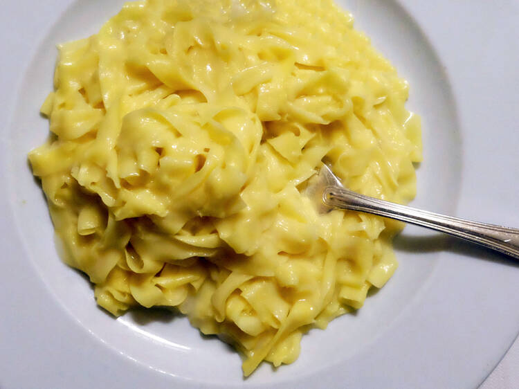 Fettucine Alfredo at Alfredo alla Scrofa