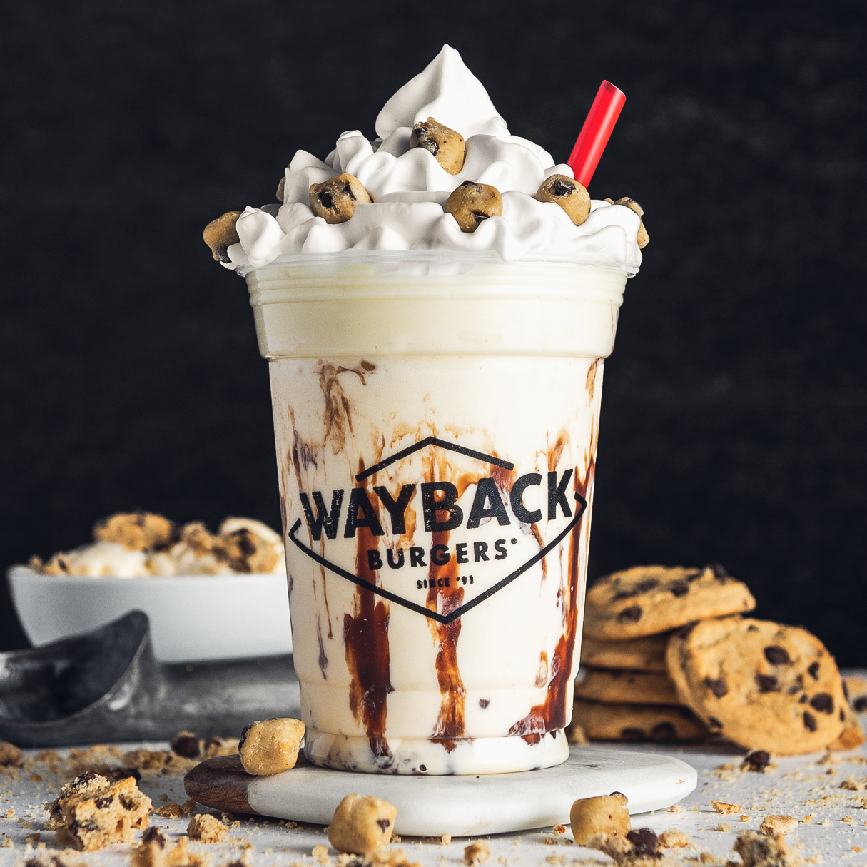 Cookie Dough Shake at Wayback Burgers