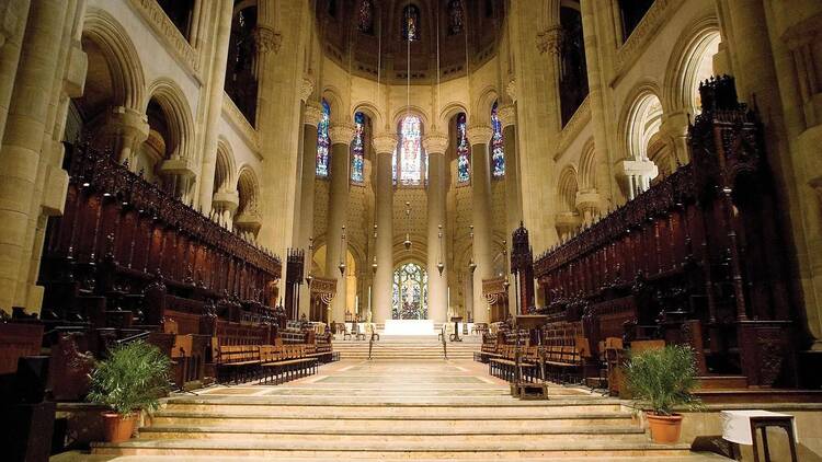 inside of a cathedral