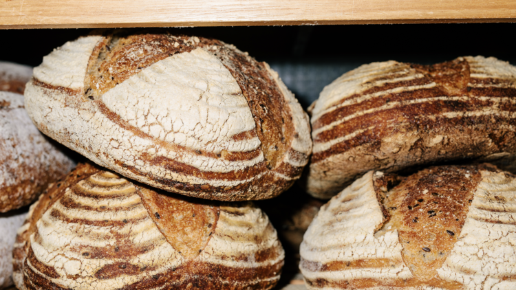 Sourdough bread loaves