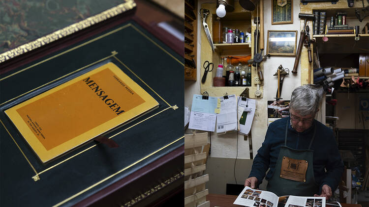 For saving your favourite book: Bookbinder and Guilder Carlos Guerreiro