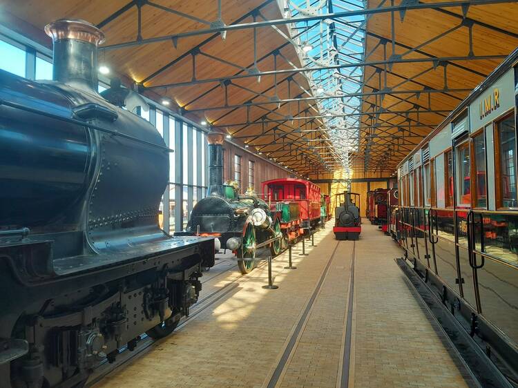 A brand-new steam train museum has opened in Wales