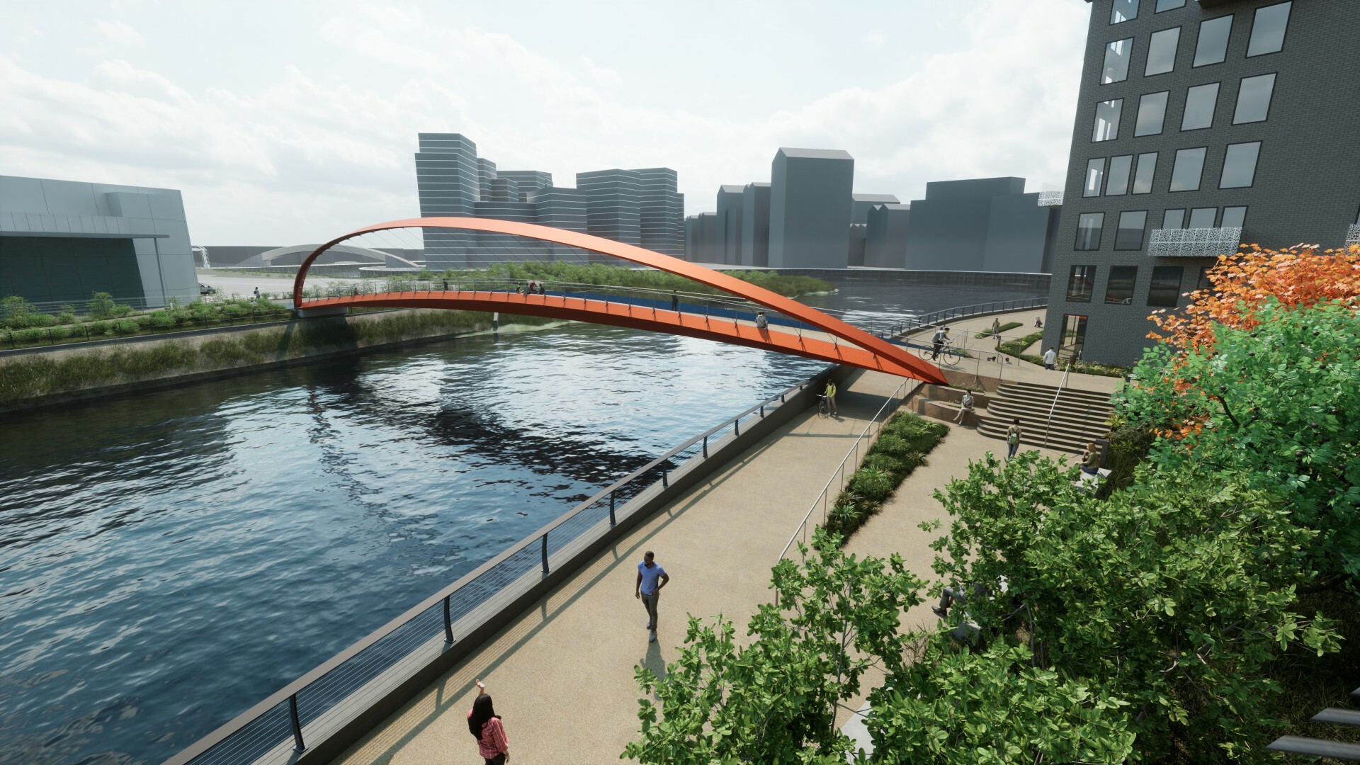 East London is getting a brand-new pedestrian bridge