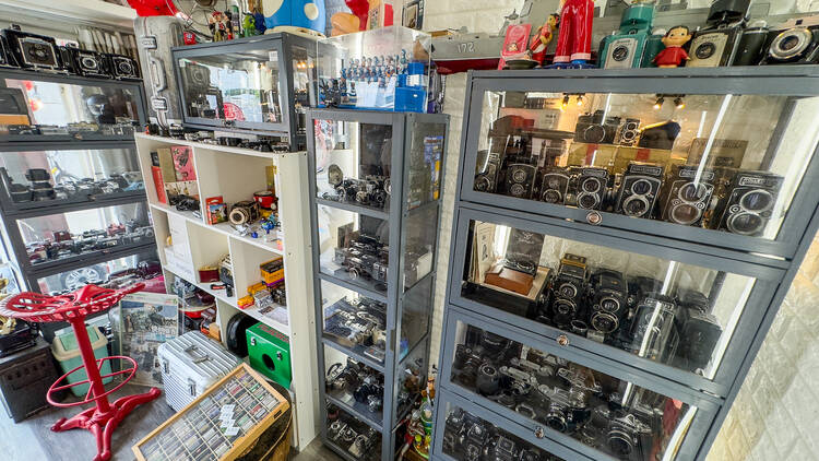 Peng Chau vintage camera shop, Hidden Collector Lam