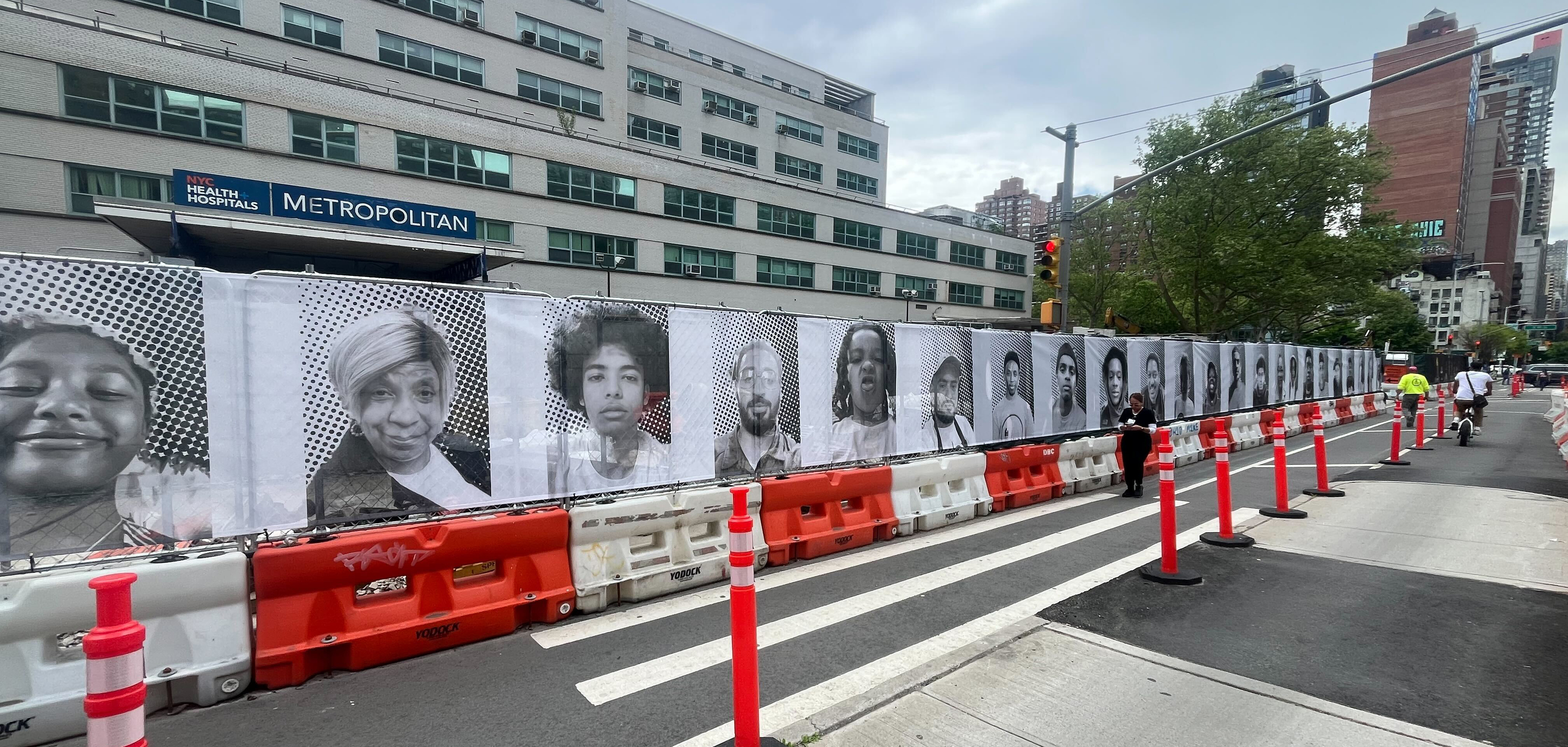 These murals in East Harlem are turning ugly scaffolding into beautiful art